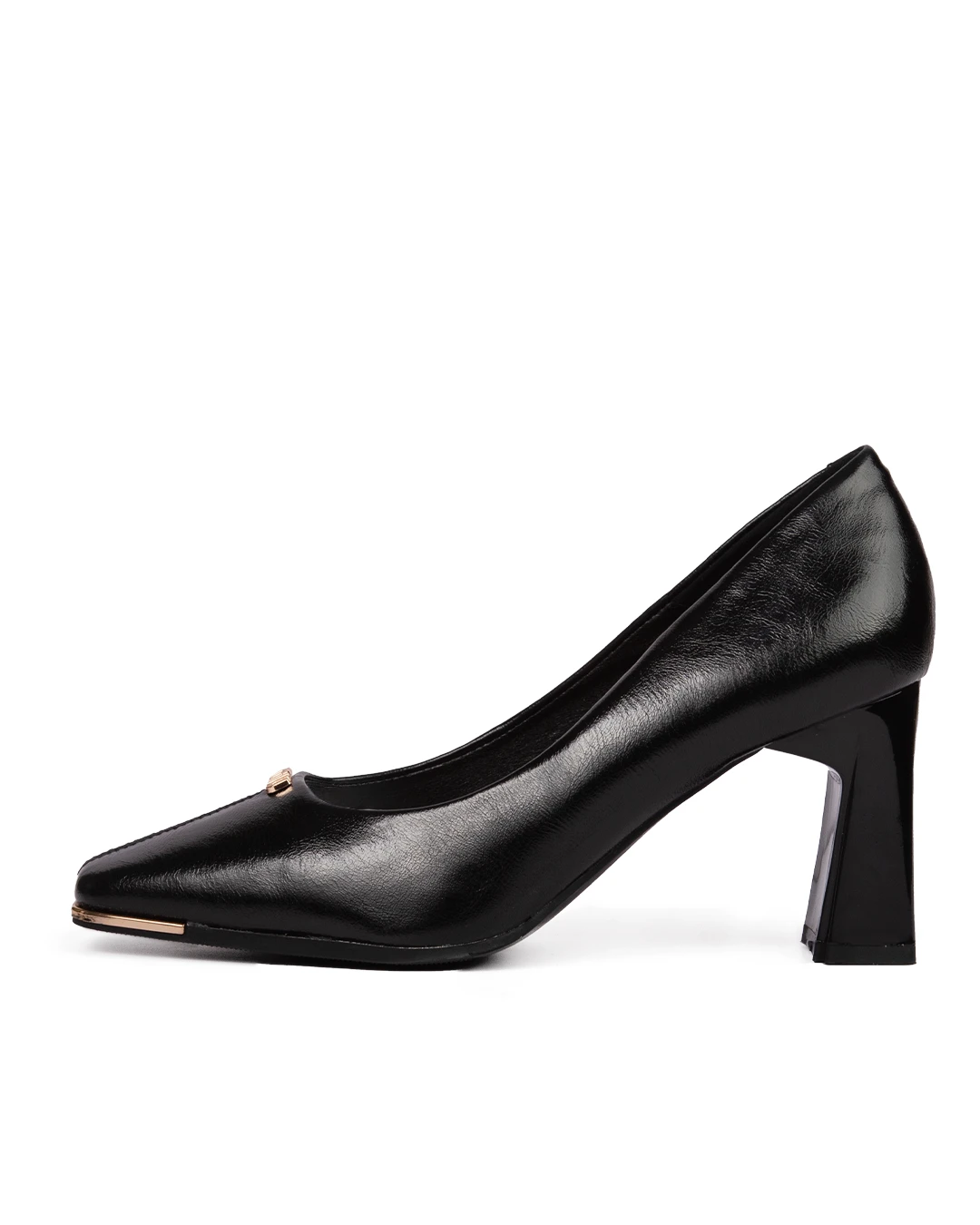 کفش پاشنه‌ دار زنانه 7 سانت مشکی کد MD327