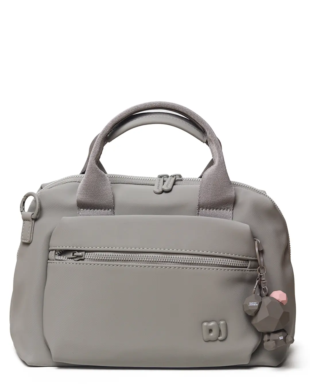 کیف دستی و دوشی زنانه دیوید جونز David Jones مدل CM7687 طوسی روشن