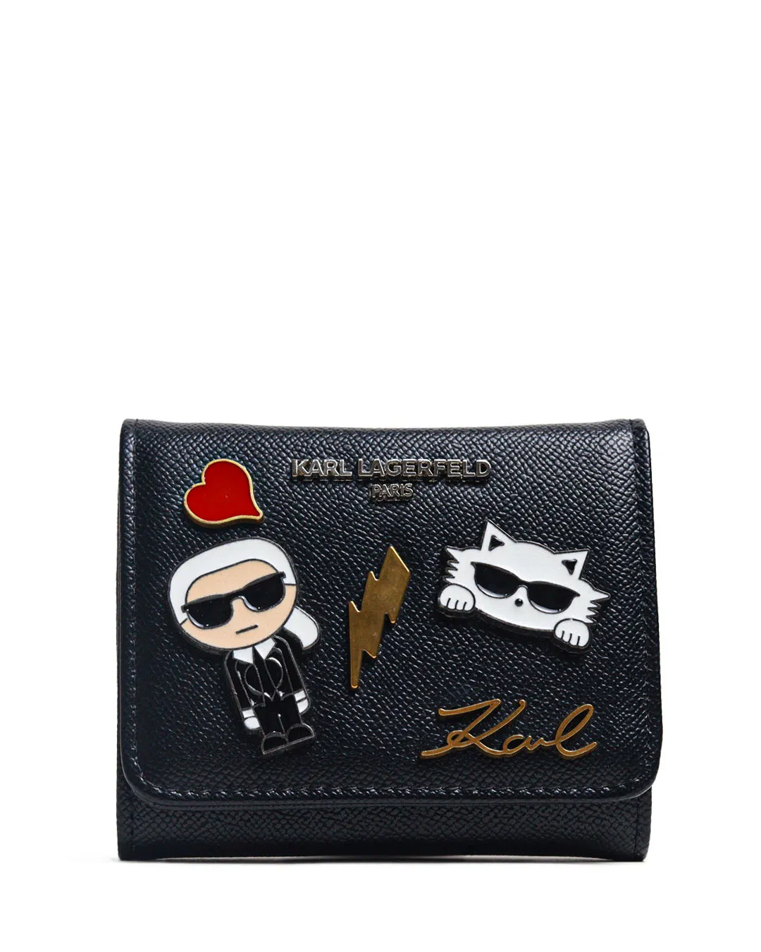 کیف مینی دوشی زنانه مستر کوالیتی فول پک کارل لاگرفلد Karl Lagerfeld مدل KEO02 مشکی