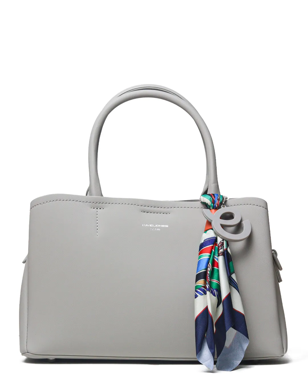 کیف دستی و دوشی زنانه دیوید جونز David Jones مدل CM8336 طوسی