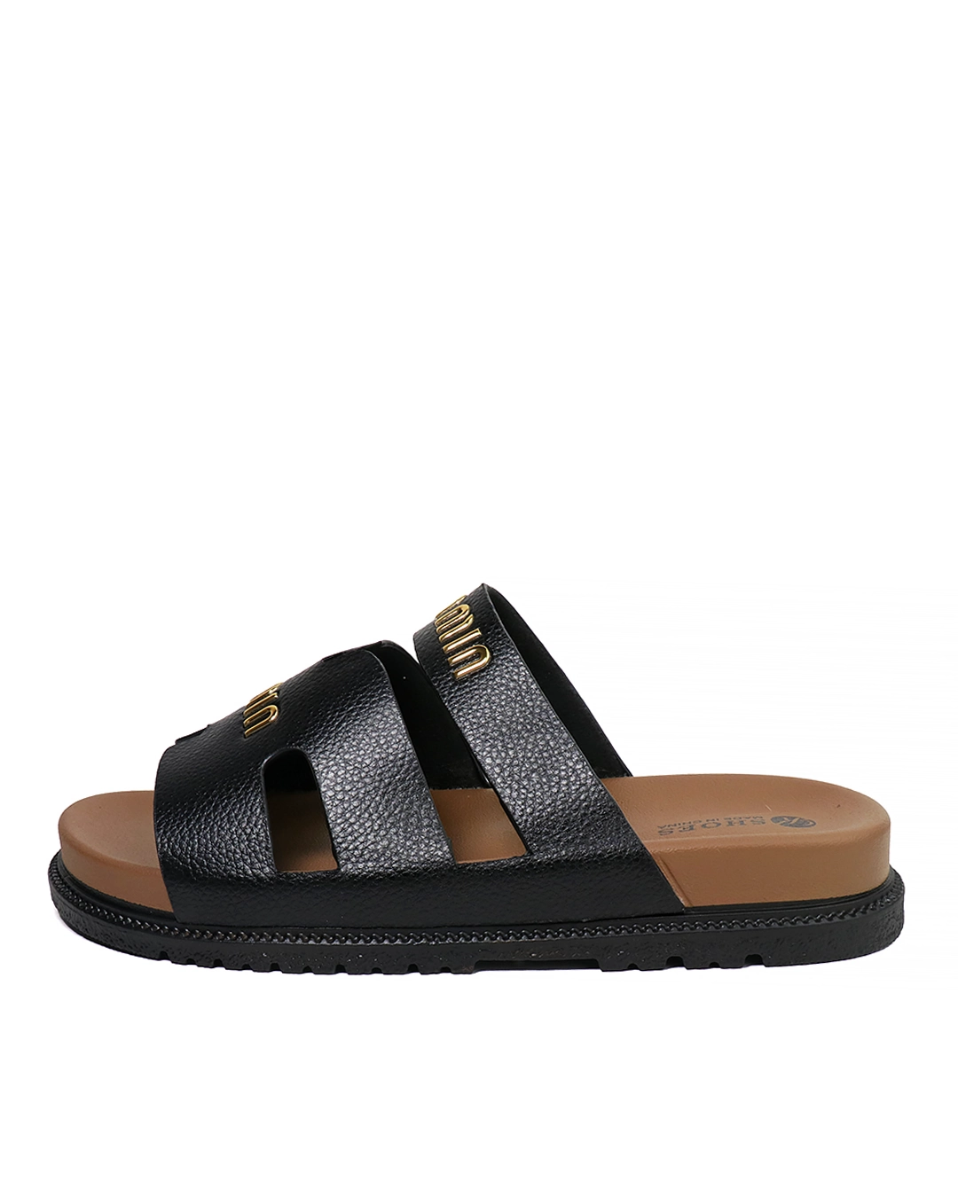 صندل زنانه وارداتی کی شوز K Shoes مدل 81-516 طرح میو میو MIU MIU مشکی